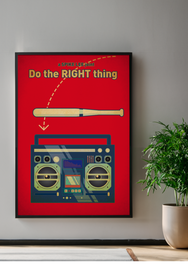 Do the Right Thing movie poster mockup