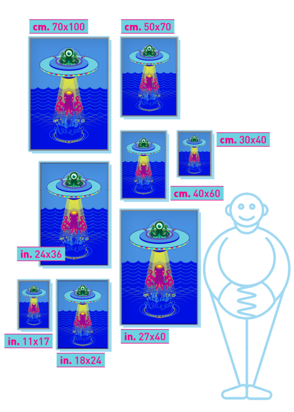 Alien poster format sizes